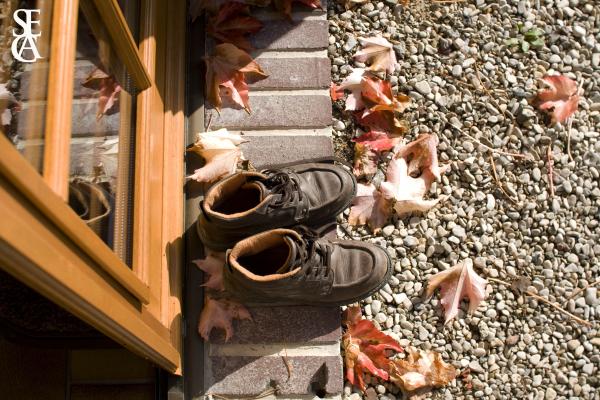 Les chaussures de l'automne